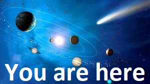 You Are Here in this Solar System